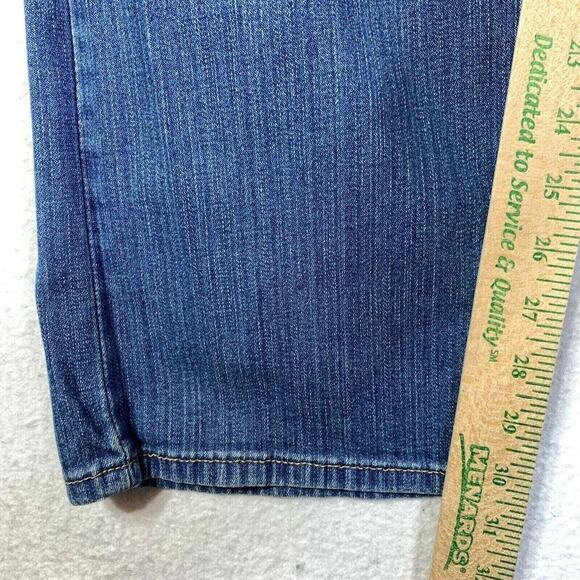Levis 550 Jeans Womens 10 Blue Relaxed Bootcut High Rise 5 Pocket Denim Western - Picture 7 of 10